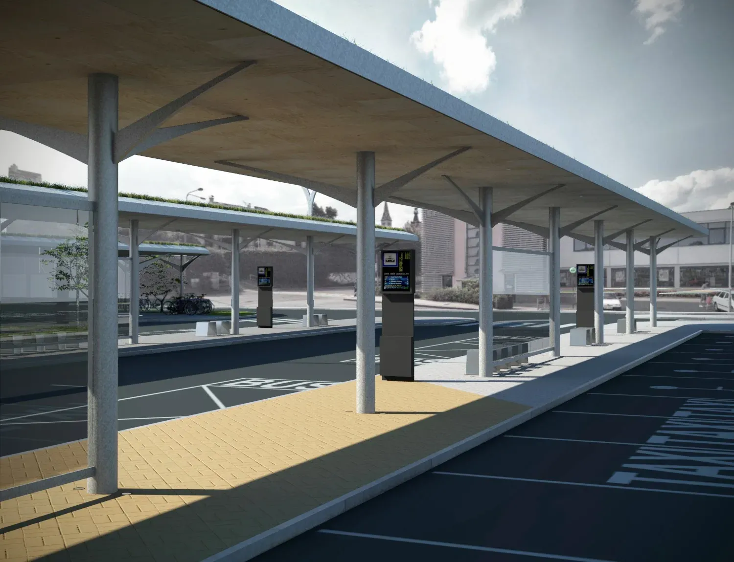 Autobusové nádraží Kladno: vývoj projektu 2016-2020 - Kladno