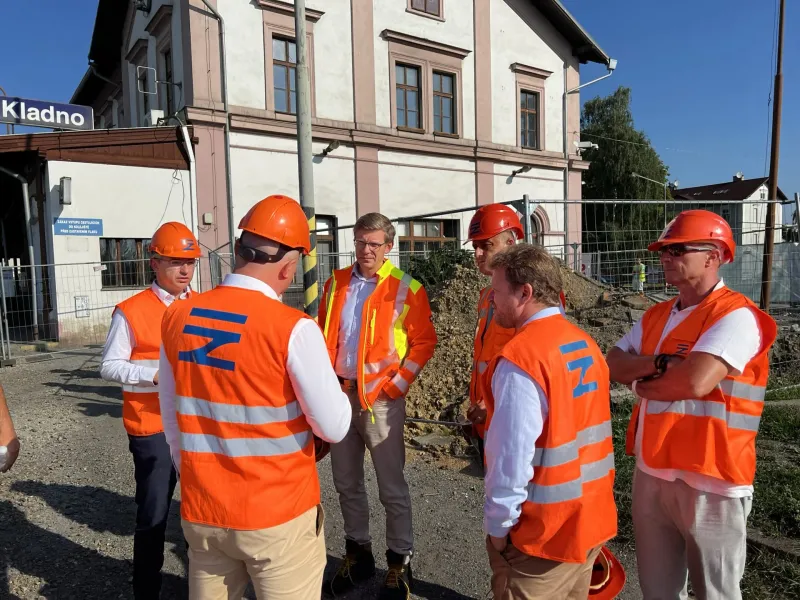 Modernizace trati Kladno - Kladno Ostrovec 22.8.2023