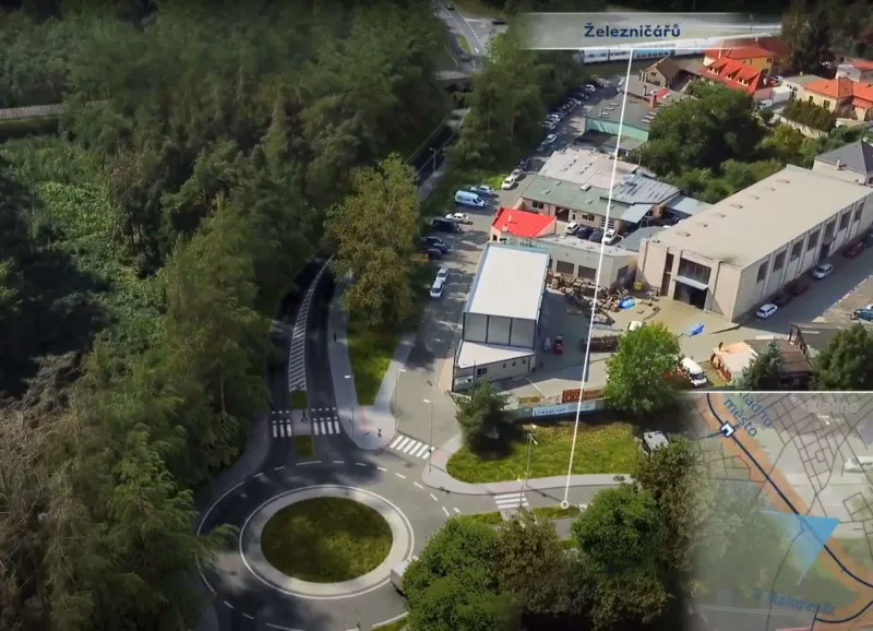 Dvě nové okružní křižovatky